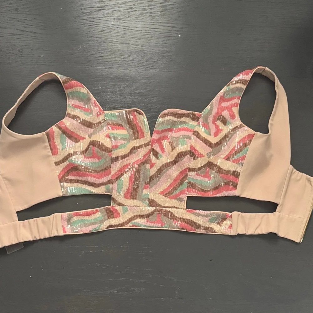 Colorful sequin Patterned Top - Picture 1 of 2